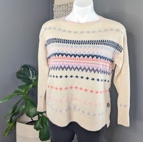 Caslon Sweaters - Caslon Fair Isle Sweater XSP